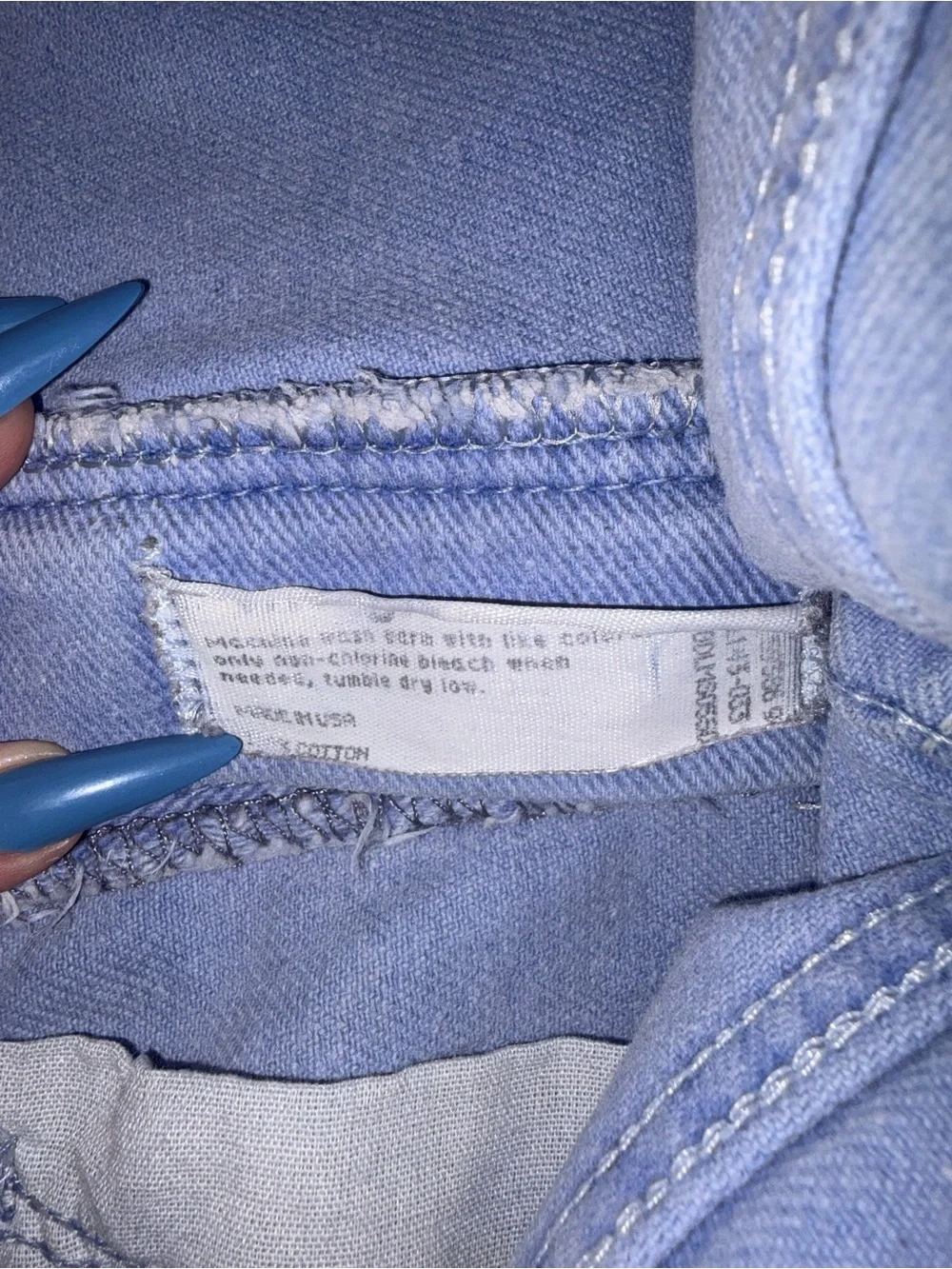 Vintage Light Blue Wrangler Denim Shorts